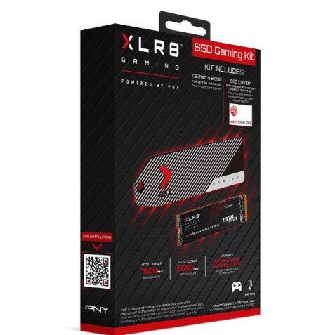 XLR8 PS5 SSD COVER WITH INTEGRATED HEATSINK + SSD CS3140 M.2 GEN4 1TB