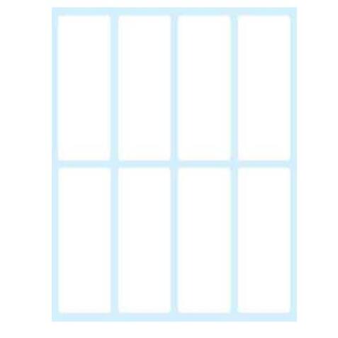 Tico E-7527 self-adhesive label Rectangle Permanent White 80 pc(s)