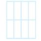 Tico E-7527 self-adhesive label Rectangle Permanent White 80 pc(s)