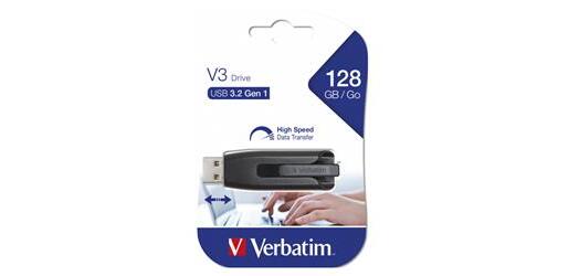 Verbatim V3 - Unidad USB 3.0 128 GB - Negro