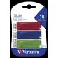 MEMORY USB 16GB SLIDER TRIPACK