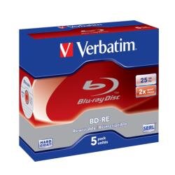 Verbatim - BD-RE x 5 - 25 GB - storage media