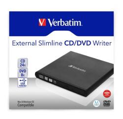 Verbatim Slimline CD/DVD lettore di disco ottico DVD-RW Nero