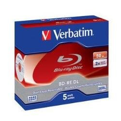 Verbatim - BD-RE DL x 5 - 50 GB - storage media