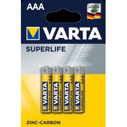 EN_Pila varta salina superlife aaa tipo r-03 blister de 4 unidades