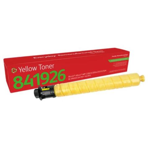 Everyday Remanufactured Toner Yellow replaces Ricoh 841926