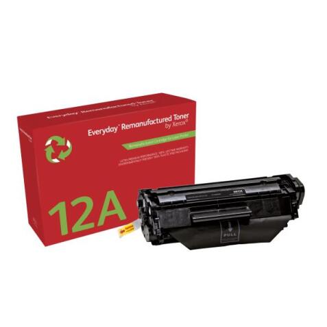 Toner nero Xerox compatibile HP LJ series 1010 / LJ series 3015 (Q2612A) - capacità 2300 pagine