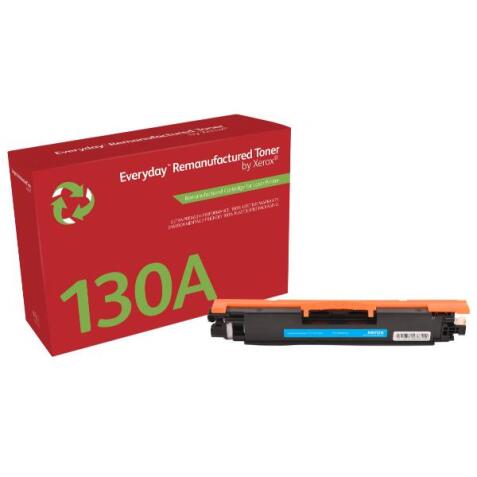 Xerox Cyan toner cartridge. Equivalent to HP CF351A. Compatible with HP Colour LaserJet Pro M176 MFP, Colour LaserJet Pro M177 MFP