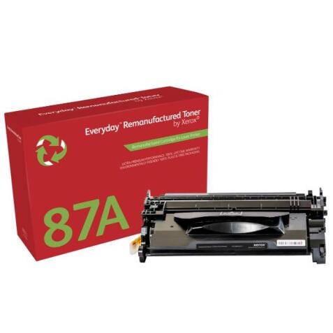 Xerox Black toner cartridge. Equivalent to HP CF287A. Compatible with HP ENTERPRISE M506, LaserJet Pro M501, LaserJet Enterprise MFP M527