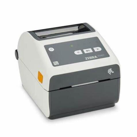 DIRECT THERMAL PRINTER ZD421  HEALTHCARE  203 DPI  USB  USB HOST      ETHERNET  BTLE5  EU AND UK CORDS  SWISS FONT  EZPL