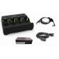 KIT: INCLUDES 4 SLOT CHARGER SAC3600-4001CR  POWER SUPPLY             PWR-BGA12V50W0WW, DC LINE CORD CBL-DC-375A1-01 AND AC LINE CORD