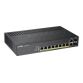 EBULAFLEX SWITCH WEB MANAGED 8 PORTE GIGABIT POE (EROGAZIONE POE FINO A 130W) + 2 PORTE DUAL GIGABIT