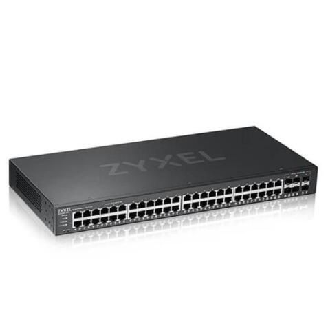 GS2220-50 - NEBULAFLEX SWITCH MANAGED LAYER 3 LITE  44 PORTE GIGABIT +4 PORTE DUAL PERSONALITY GIGABIT + 2 SLOT SFP - IPV6  ISTACKING  VLAN