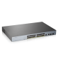 GS1350-26HP - SWITCH MANAGED PER CCTV: 24 PORTE GIGABIT POE (BUDGET   375W) + 2 PORTE COMBO GIGABIT UPLINK