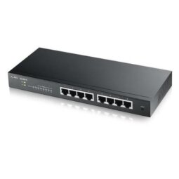 GS-1900-8 - SWITCH WEB MANAGED 8 PORTE GIGABIT - SUPPORTO IPV6  VLAN -DESIGN SENZA VENTOLE  DESKTOP