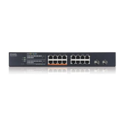 XMG1915-18EP - NEBULAFLEX SWITCH WEB MANAGED 16 PORTE 2.5 MGIGABIT (8 PORTE POE EROGAZIONE POE FINO A 180W) + 2 PORTE 10GBE SFP+ - SUPPORTO