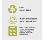 Scatola progetto Holos D8 giallo in plastica riciclata