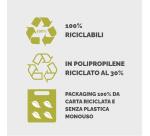 Scatola progetto Holos D8 marrone in plastica riciclata