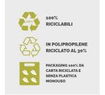 Scatola progetto Holos D10 giallo in plastica riciclata