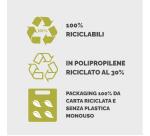 Scatola progetto Holos D10 azzurro in plastica riciclata