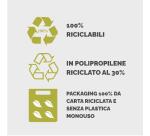 Scatola progetto Holos D15 verde in plastica riciclata