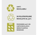Cartella progetto Holos 3 verde in plastica riciclata