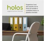 Cartella progetto Holos 3 marrone in plastica riciclata