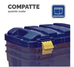 BAULE PORTAOGGETTI azzurro 40Lt