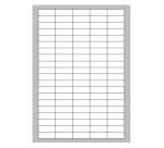 ETICHETTE BIANCHE ANGOLI ARROTONDATI - LASER/INKJET/COPIATRICI - 37X14- 100 FF