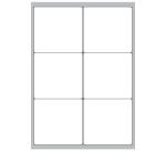 Etichette bianche angoli arrotondati - Laser/Inkjet/Copiatrici - 99x93 - 100 ff