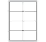 Etichette bianche angoli arrotondati - Laser/Inkjet/Copiatrici - 99 1x67 7 - 100 ff