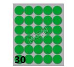 CONF 10 BUSTE ETICH 7 VERDE  DIAM22