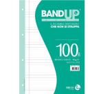 Ricambi BandUP forati rinforzati - A4 - 1 rigo c/margine - 100gr - BM - conf. 40 pezzi