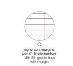 Maxiquaderno Color 80 Basic - A4 - 1 rigo c/margine - 80 fogli - 80gr - BM