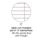 Maxiquaderno A4 40fg+2 80gr 1 rigo c/margine Animal 2023 BM