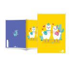 Maxiquaderno Bambina fantasia - A4 - 40+2 fogli - 80gr - 10mm - BM