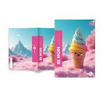 CF10 QUADERNI MAXI SWEET A4 100GR RIGATURA 10MM FG 24 COVER PESANTE PLASTICA OPACA GLITTER+PROFUMO