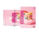 CF10 QUADERNI MAXI SWEET A4 100GR RIGATURA 10MM FG 24 COVER PESANTE PLASTICA OPACA GLITTER+PROFUMO