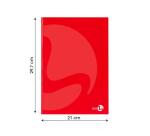 CF 5 QUADERNI CARTONATI A4 80GR RIGATURA Q FG 48+1 COVER CARTONATA PLASTICA LUCIDA COL. ASS.