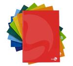 CF 5 QUADERNI CARTONATI A5 80GR RIGATURA 4MM FG 48+1 COVER CARTONATA PLASTICA LUCIDA COL. ASS.
