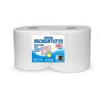 BOBINA ASCIUGATUTTO - 2 ROTOLI - CARTA 2 VELI - 800 STRAPPI