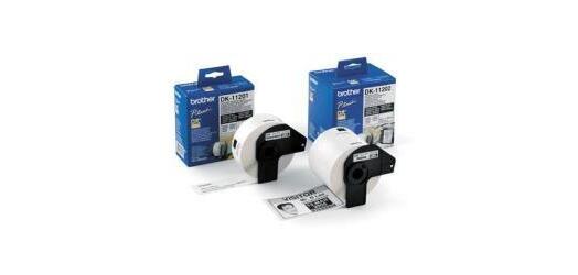 600 ETICHETTE IN CARTA NERO SU BIANCO 102MM X 51 MM