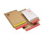 Busta a sacco CP 010 in cartone - adesivo permanente - formato A4+ (235 x 340 mm) - altezza massima 35 mm - avana - ColomPac