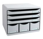 STORE-BOX MAXI 6 draw. Office light grey - Light grey