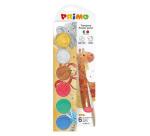 PRIMO TEMPERA IN VASETTI 6 COLORI METAL DA 25ML + 1PENNELLO
