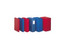 Scatola  Project portaprogetti  Dorso 4 cm - con bottone rosso