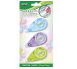 Coprex mini roller pastel in blister 3 pezzi  nastro 4 2mm x 7 m