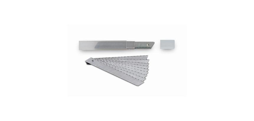 Lame di ricambio - per cutter 9 mm - Lebez - tubetto da 10 lame