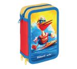 ASTUCCIO 3 ZIP MASCOTTE PELIKAN 18 MATITE COLORATE+18 PENNARELLI IN DISPLAY