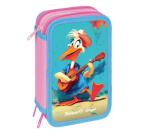 ASTUCCIO 3 ZIP MASCOTTE PELIKAN 18 MATITE COLORATE+18 PENNARELLI IN DISPLAY